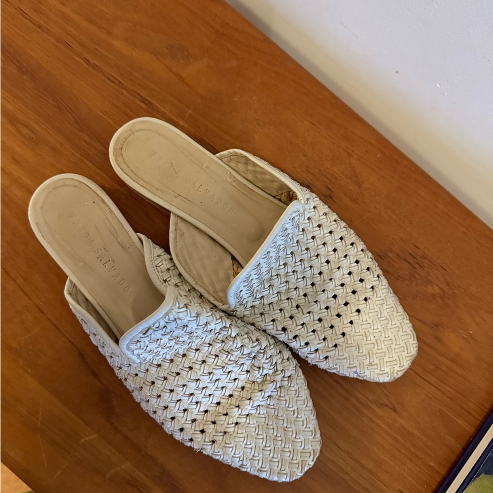 Freda Salvador Woven Mules